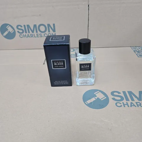 CODE BLACK POUR HOMME EAU DE TOILETTE 100ML BOXED
