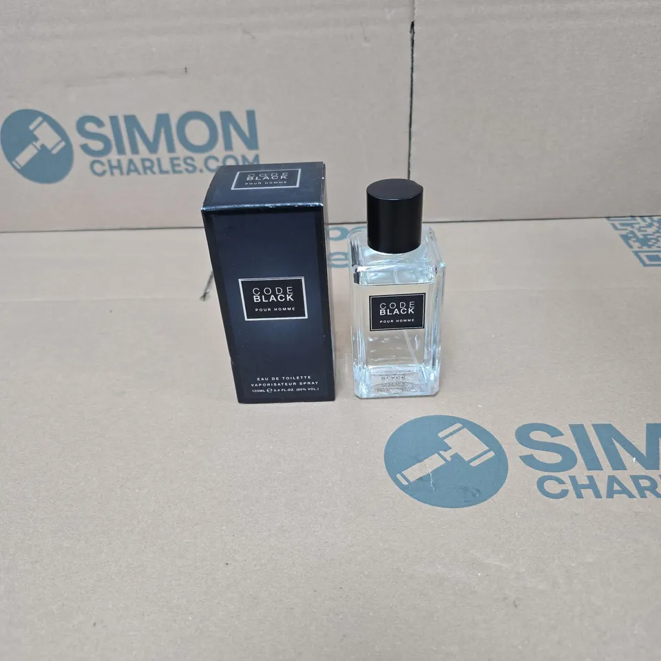 CODE BLACK POUR HOMME EAU DE TOILETTE 100ML BOXED