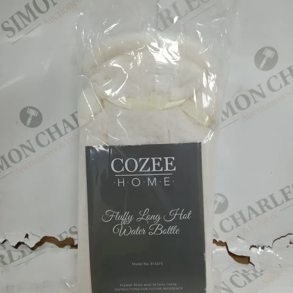 BOXED COZEE HOME LONG FLUFFY HOT WATER BOTTLE