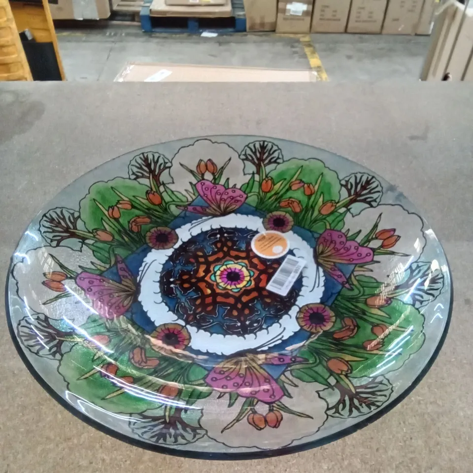 LARGE GLASS BOWL