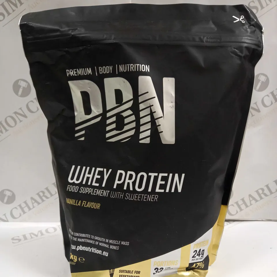 PBN WHEY PROTEIN VANILLA FLAVOUR 1KG