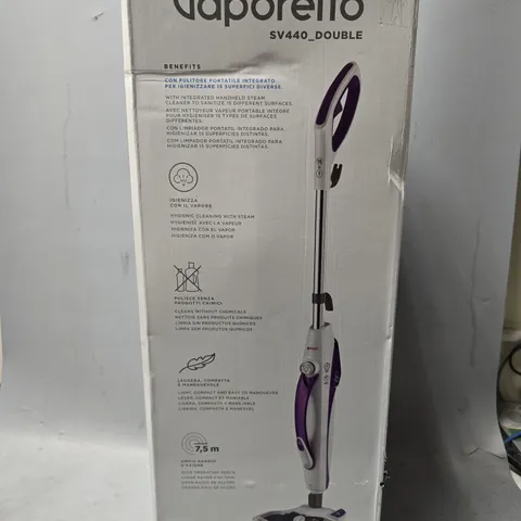 BOXED POLTI VAPORETTO SV 440 DOUBLE STEAM MOP