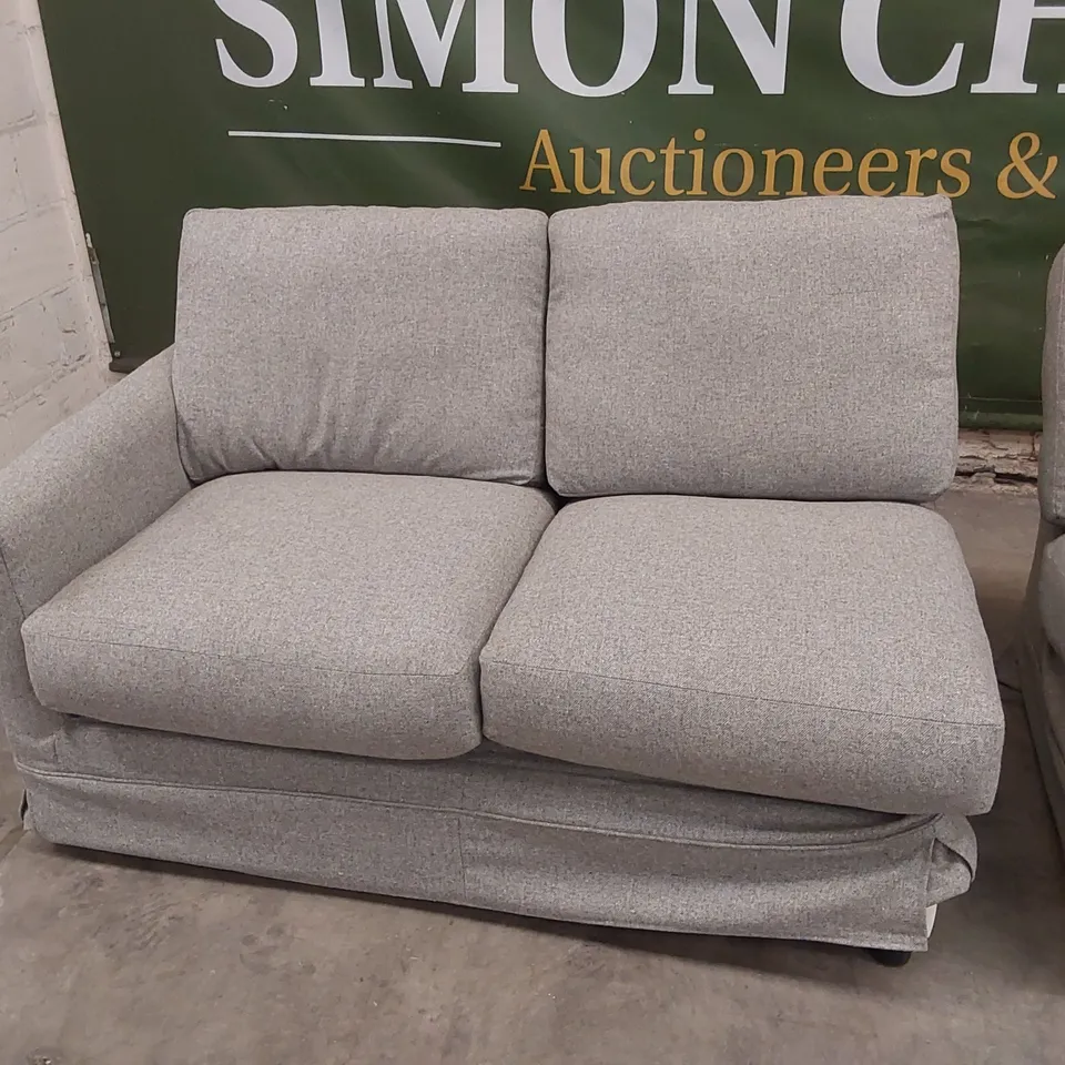 QUALITY DESIGNER CORNER SOFA BED SECTIONS - 2 SECTIONS ONLY, MISSING CORNER PIECE
