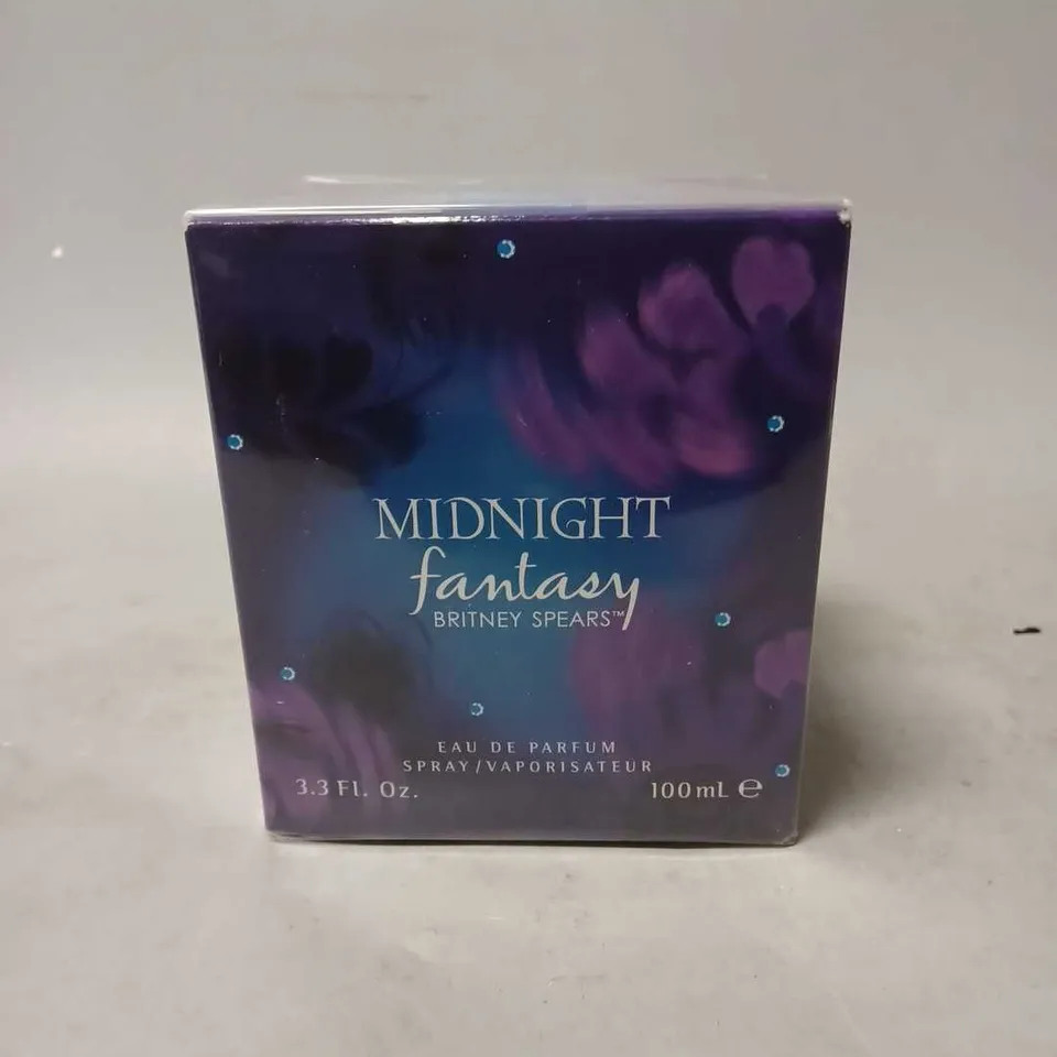 BOXED AND SEALED BRITNEY SPEARS MIDNIGHT FANTASY EAU DE PARFUM SPRAY 100ML