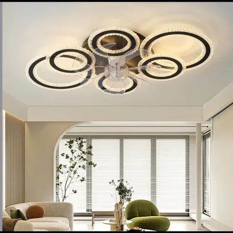 BOXED ELORA 76cm LED DIMMABLE REVERSIBLE FLUSH MOUNT CEILING FAN WITH LIGHT (1 BOX)