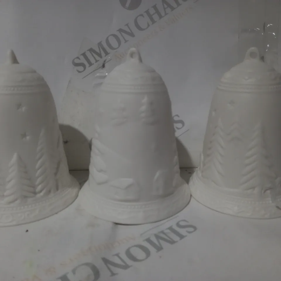 BOXED HOME REFLECTIONS 3 PROCELAIN BELLS