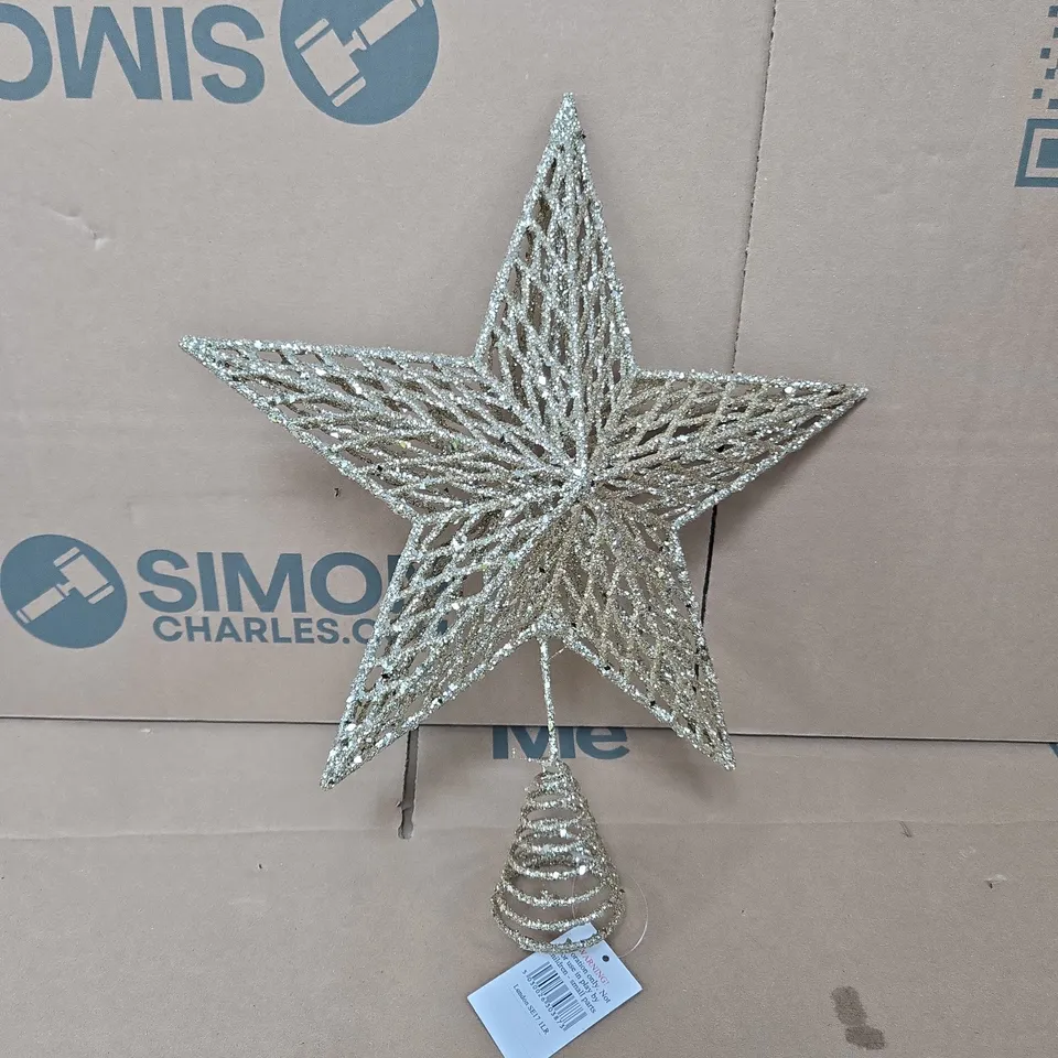 6 X GISELA GRAHAM SPRUCE TREE TOPPER STARS