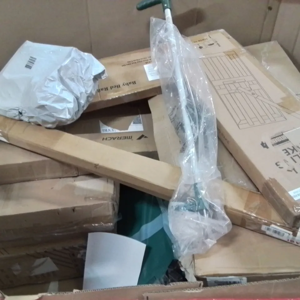 PALLET OF ASSORTED HOUSEHOLD GOODS AND PRODUCTS TO INCLUDE; ACOUSTIC FOLDED PANEL,WAIST TRAINING,MACHINE,VIBRATION PLATE