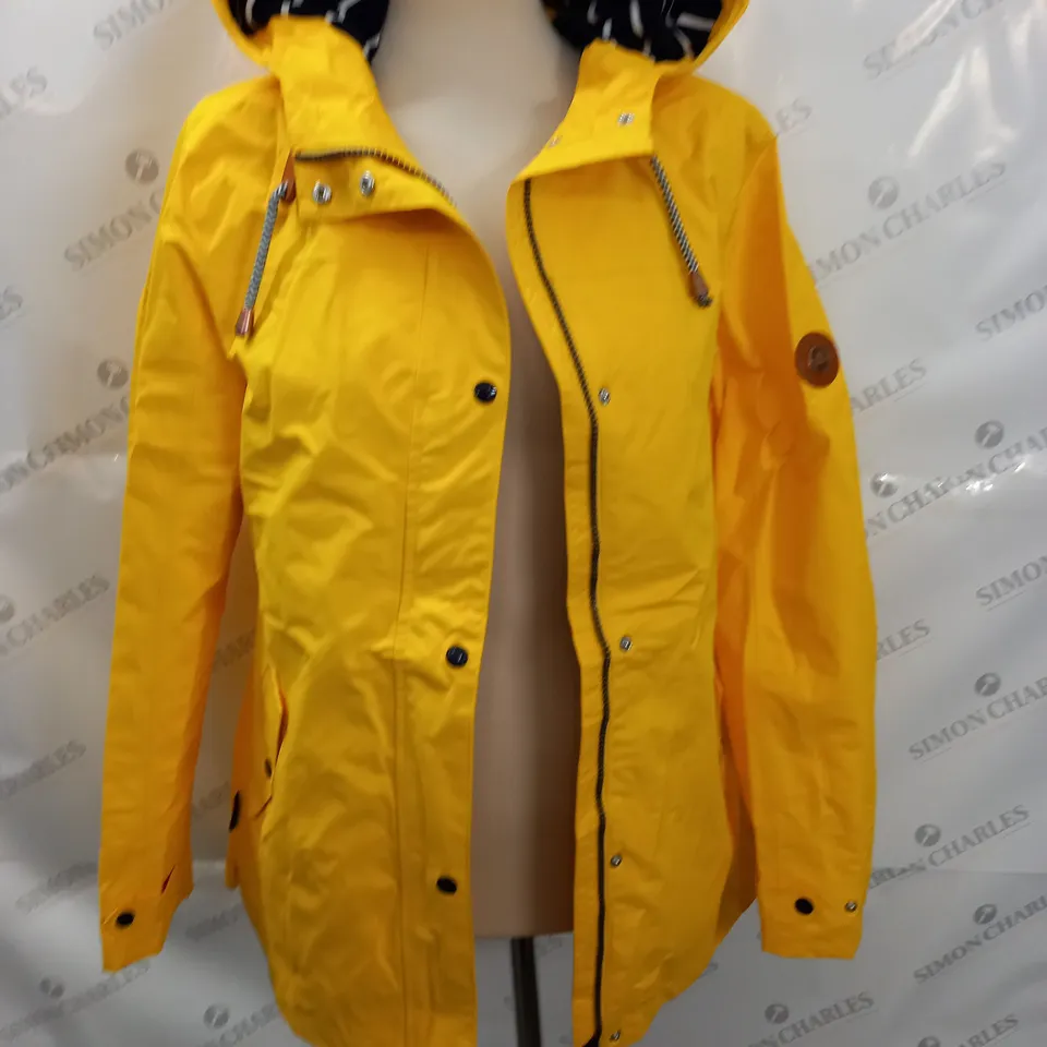 GELERT COAST JACKET IN YELLOW - UK 14