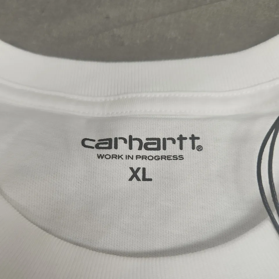 CARHARTT WORK IN PROGRESS WHITE T-SHIRT – XL