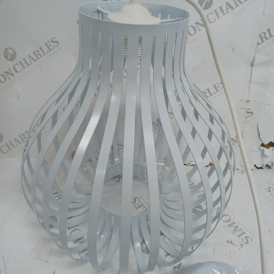 BOXED NORDEN HOME ANAKIN 1 - LIGHT WHITE METAL NOVELTY CEILING PENDANT 