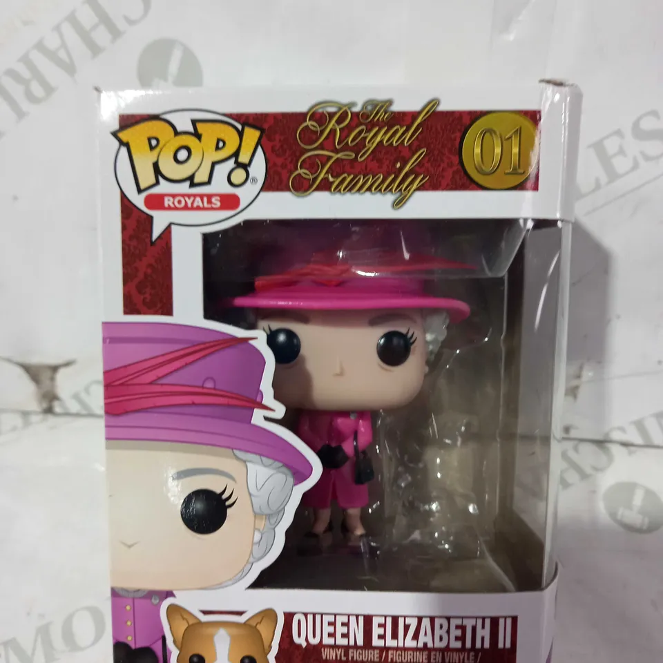 FUNKO POP ROYALS - THE ROYAL FAMILY 01 - QUEEN ELIZABETH II VINYL FIGURE