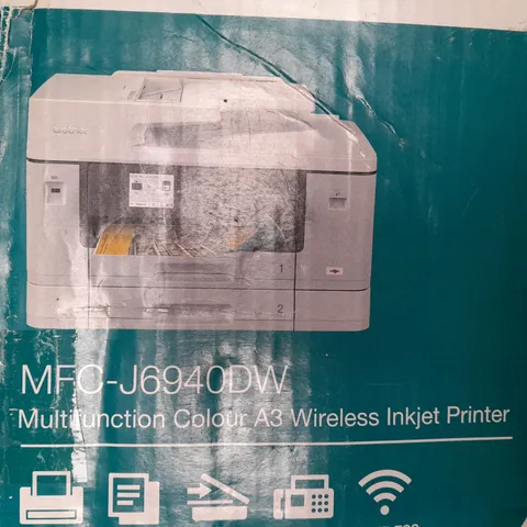 BOXED BROTHER MFC-J4940DW MULTIFUNCTION COLOUR A3 WIRELESS INKJET PRINTER - COLLECTION ONLY