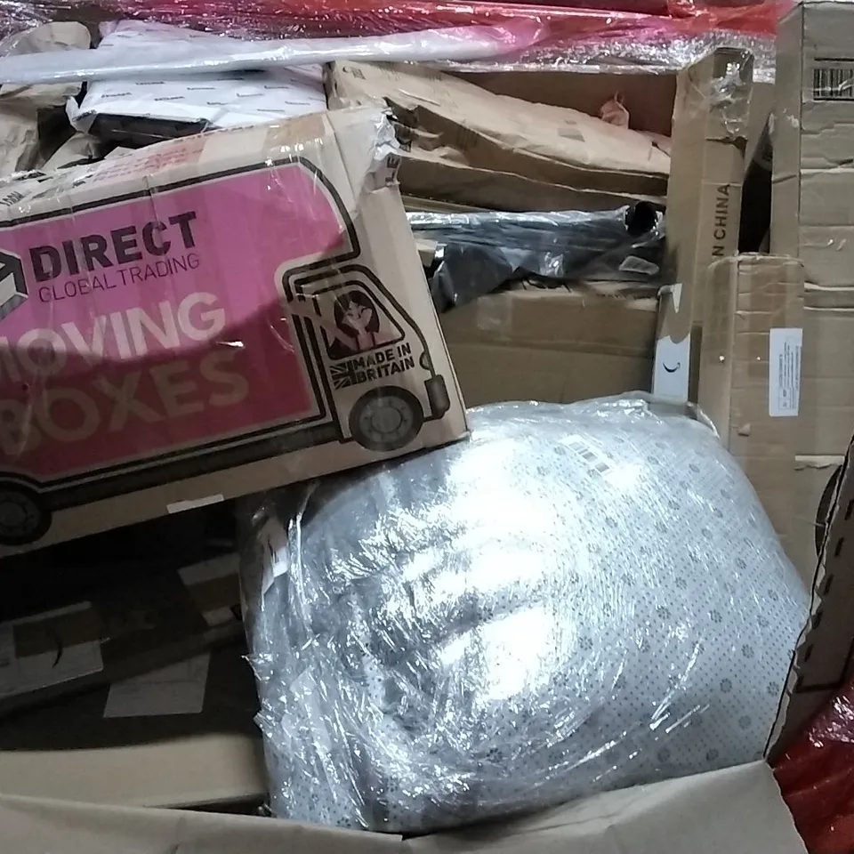 PALLET CONTAINING ASSORTED PRODUCTS INCLUDING DIP STAND, ALKALINE WATER COUNTER TOP UNIT, CEILING LIGHT LED, MOUNTING ADAPTOR & DOOR DRAFT STOPPER