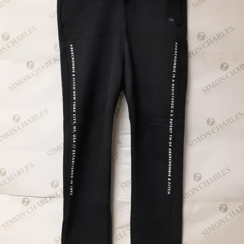 ABERCROMBIE & FITCH KIDS JOGGERS IN BLACK - 11/12