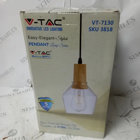 V-TAC 1 LIGHT MINI PENDANT 