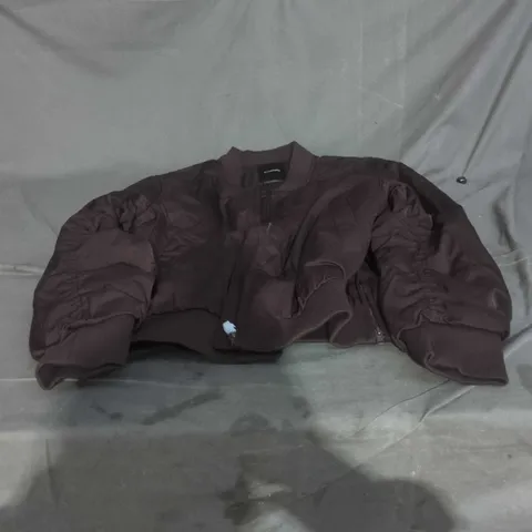 STRADIVARIUS WOMEN'S BOMBER JACKET β BROWN/MARSALA, EUR M (US M, MEX 28) MADE IN CAMBODIA