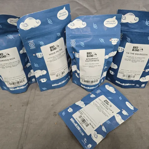 LOT OF 5 ASSORTED PACKS OF BIRD & BLEND FLAVOURED TEAS - VARIOUS SIZES