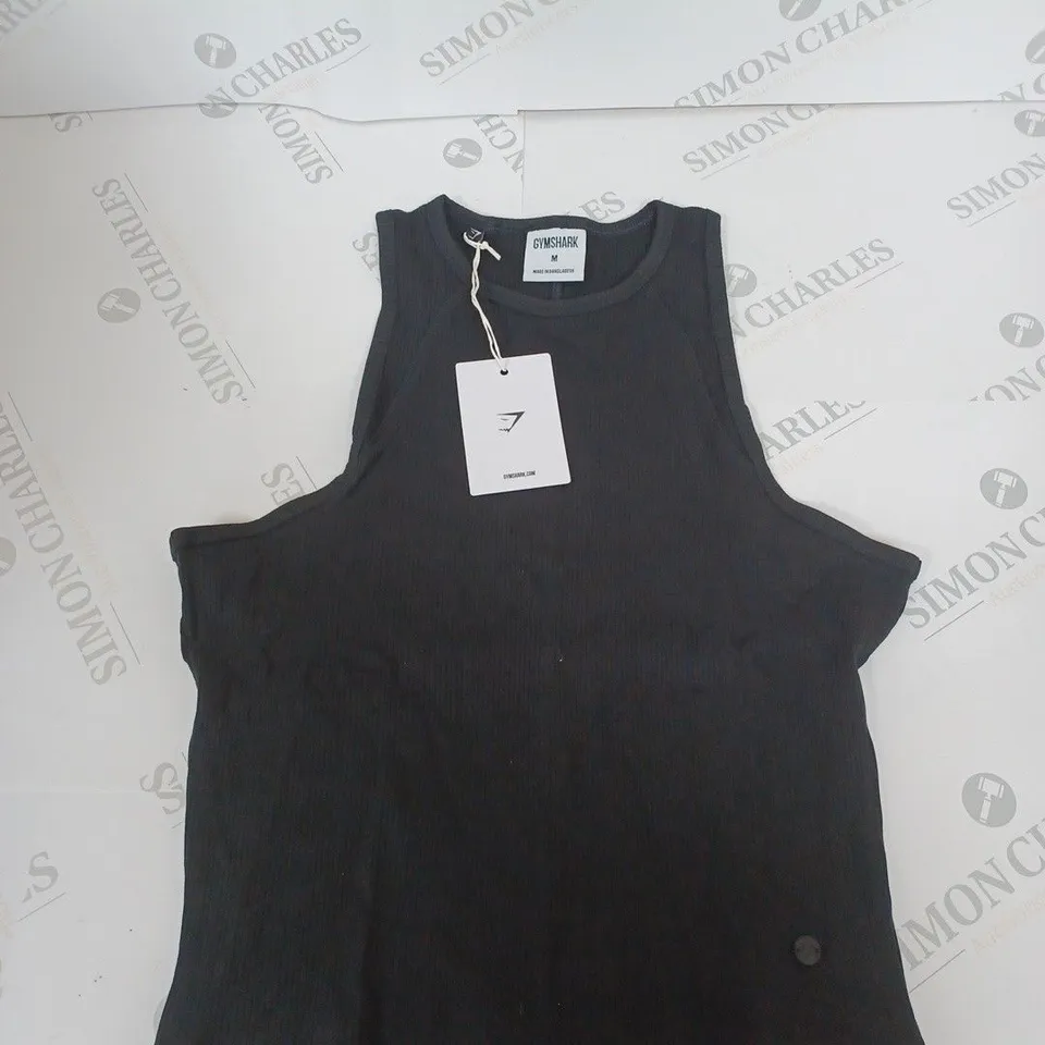 GYMSHARK COTTON RIB MIDI TANK SIZE M