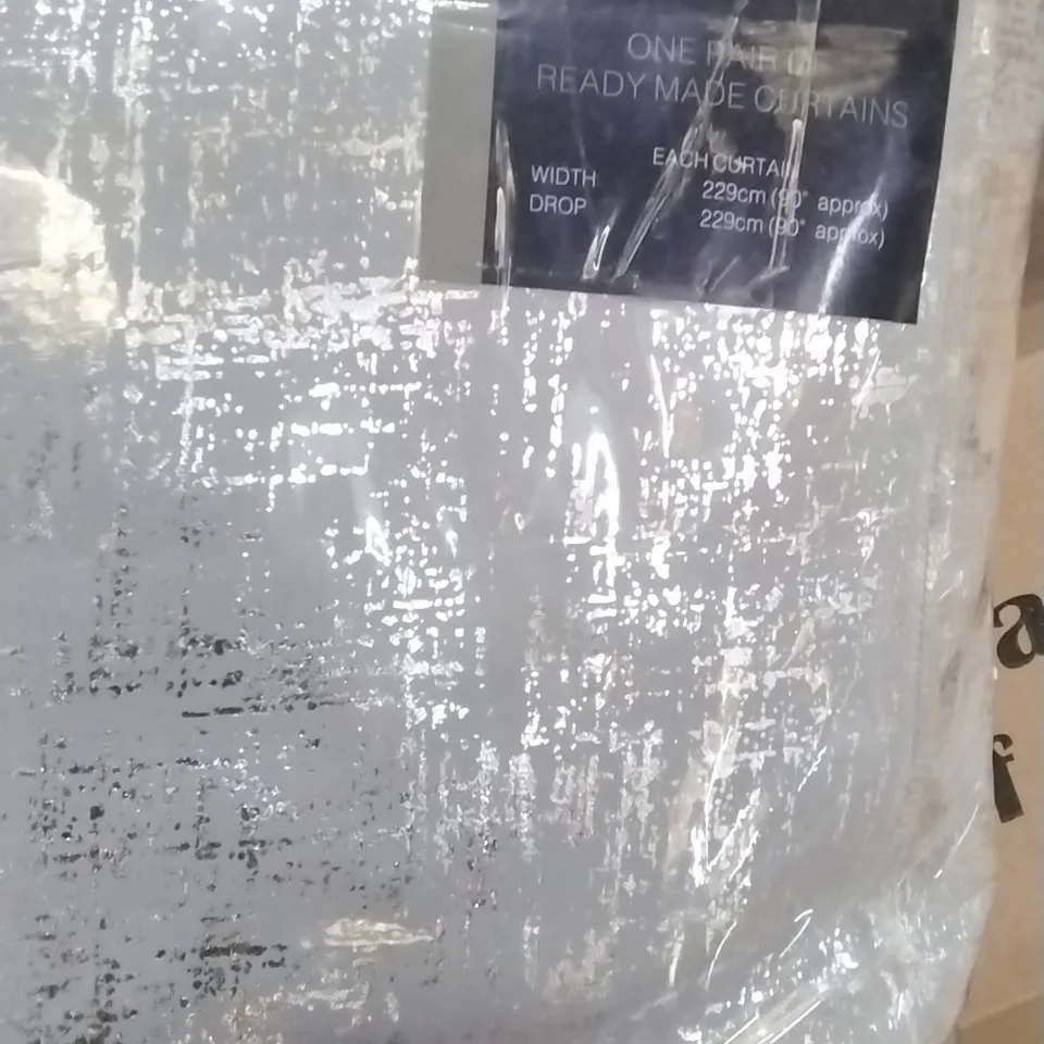 PACKAGED FREITAS GLITTER EYELET ROOM DARKENING CURTAINS 