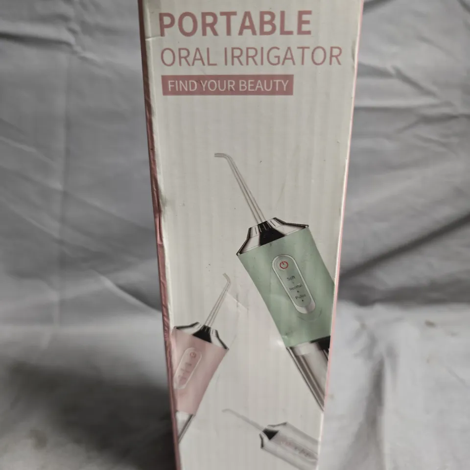 BOXED PORTABLE ORAL IRRIGATOR 