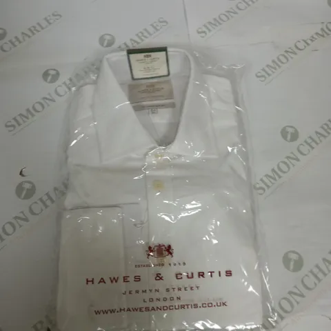 BAGGED HAWES AND CURTIS BUTTON SHIRT SIZE 34