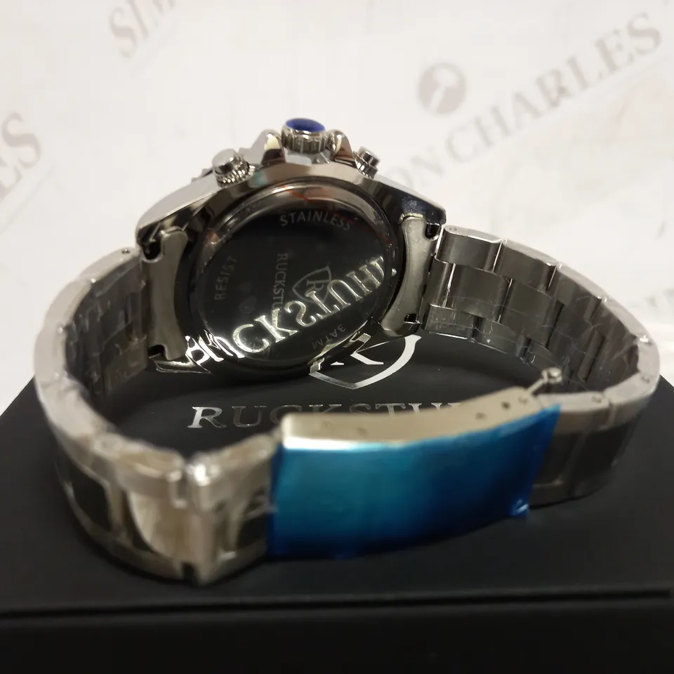 RUCKSTUHL CHRONOGRAPH STYLE BRACELET STRAP WRISTWATCH RRP £560