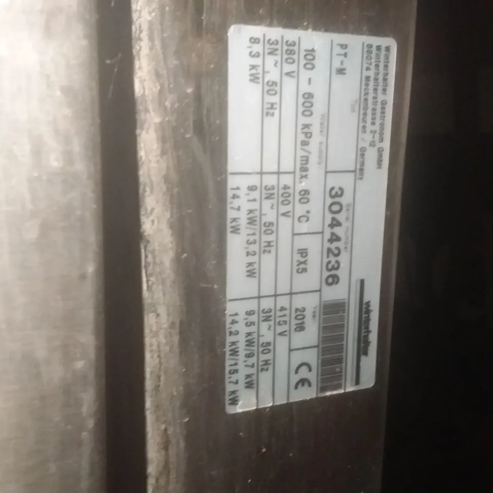 WINTERHALTER PASS THROUGH DISH WASHER 