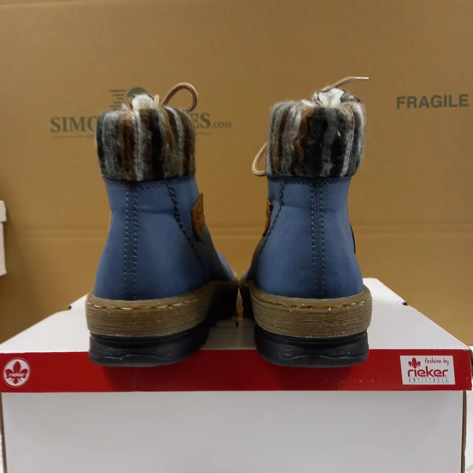 RIEKER LACE UP ANKLE BOOT 6.5