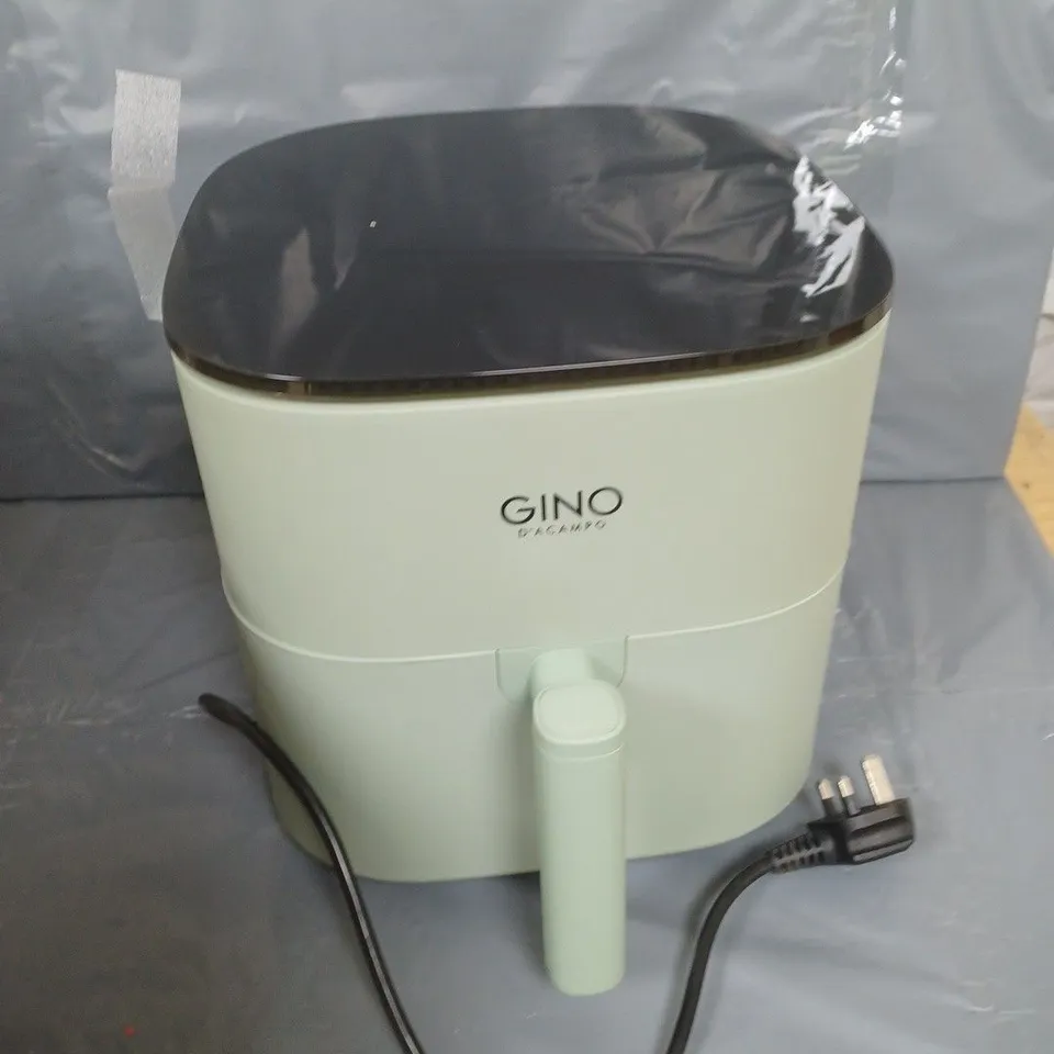 BOXED GINO D'ACAMPO DIGITAL AIR FRYER 6L GREEN