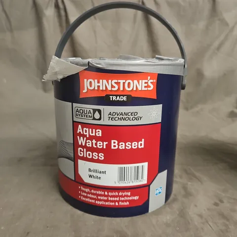JOHNSTONES AQUA GLOSS BRILLIANT WHITE 2.5L