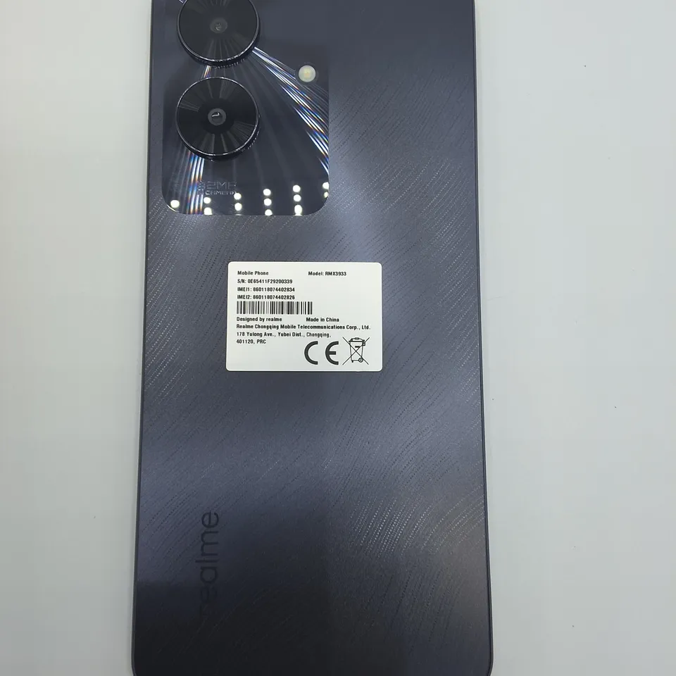 BOXED REALME NOTE 60 3GB 64GB IN MARBLE BLACK - RMX3933