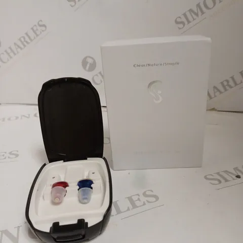 BOXED CLEAR/NATURE/SIMPLE HEARING AID DEVICE