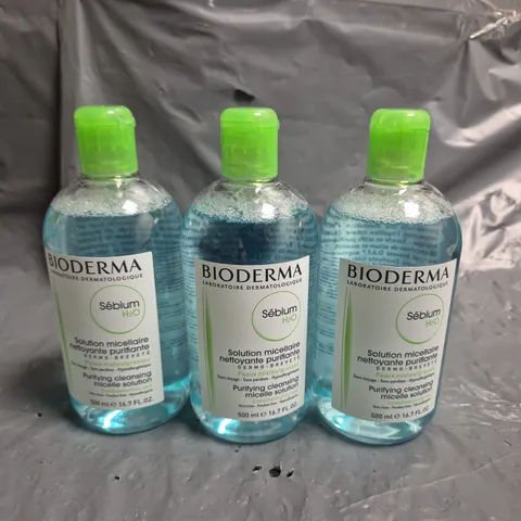 LOT OF 12 BIODERMA 500ML PURIFYING CLEANSING MICELLE SOLUTIONS