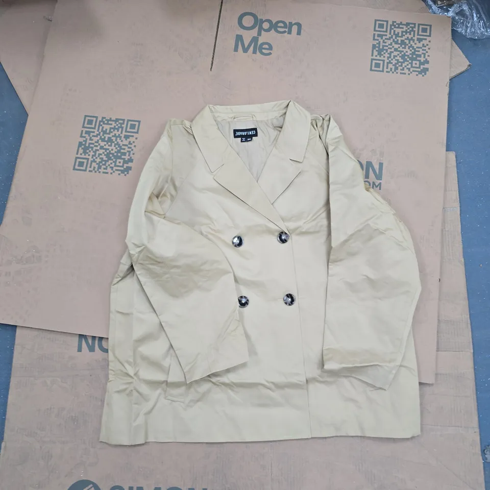 CENTIGRADE BEIGE TRENCH COAT – MEN'S, UK SIZE 3XL