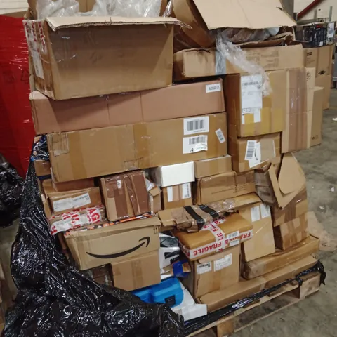 PALLET OF ASSORTED HOUSEHOLD GOODS AND PRODUCTS TO INCLUDE:TOOLBOX,CAR PARTS,ETC