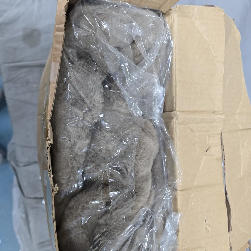 COZEE HOME LUXURY FAUX FUR HEATED THROW