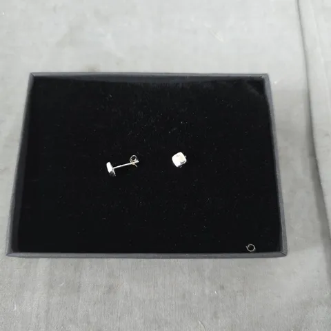 THE LOVE COLLECTION SQUARE STUD EARRINGS