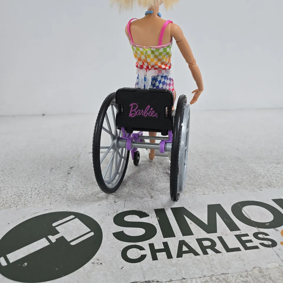 BARBIE DOLL IN WHEELCHAIR UNBOXED