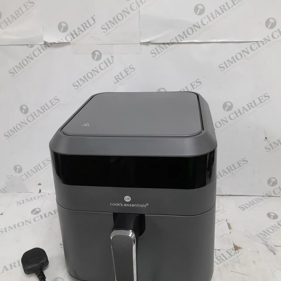COOK'S ESSENTIALS 5.8L AIR FRYER IN SLATE GREY