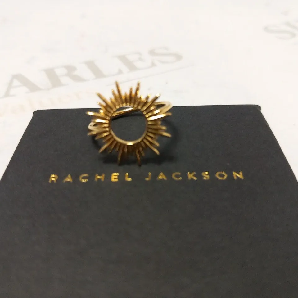 BOXED RACHEL JACKSON ELECTRIC GODDESS SUN RING