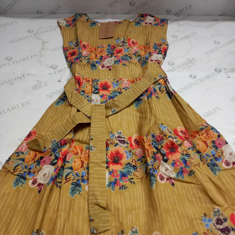 PALAVA OCCASSIONAL FLORAL PATTERN DRESS SIZE 6