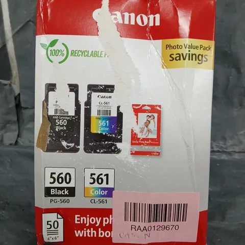 BOXED CANON PG-560/CL-561 FINE CARTRIDGES