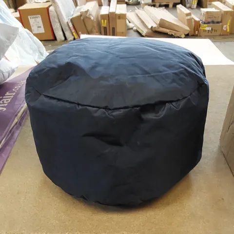 CAELEIGH 38cm ROUND POUFFE - NAVY BLUE