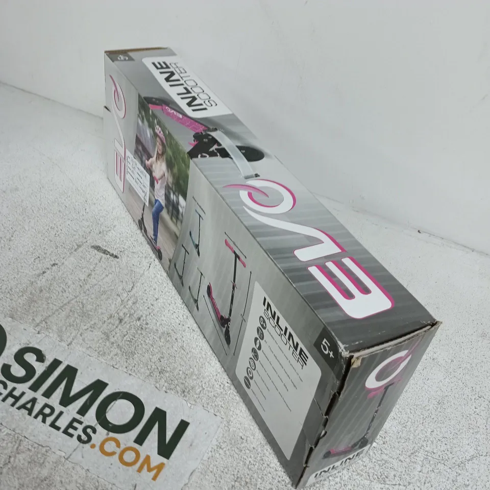 INLINE SCOOTER – PINK, BOXED (AGE 5+, 50KG MAX)