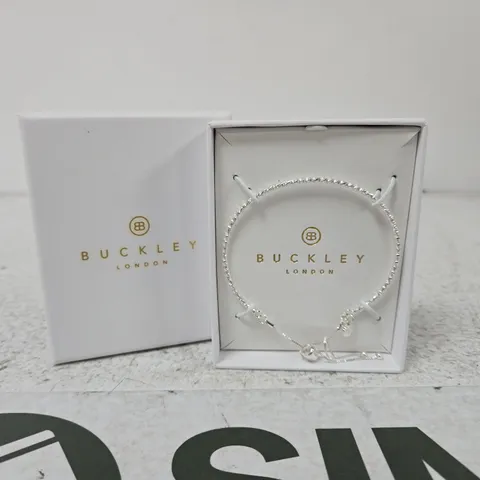 BUCKLEY LONDON BRACELET – SILVER-TONE WITH CRYSTALS (BOXED)