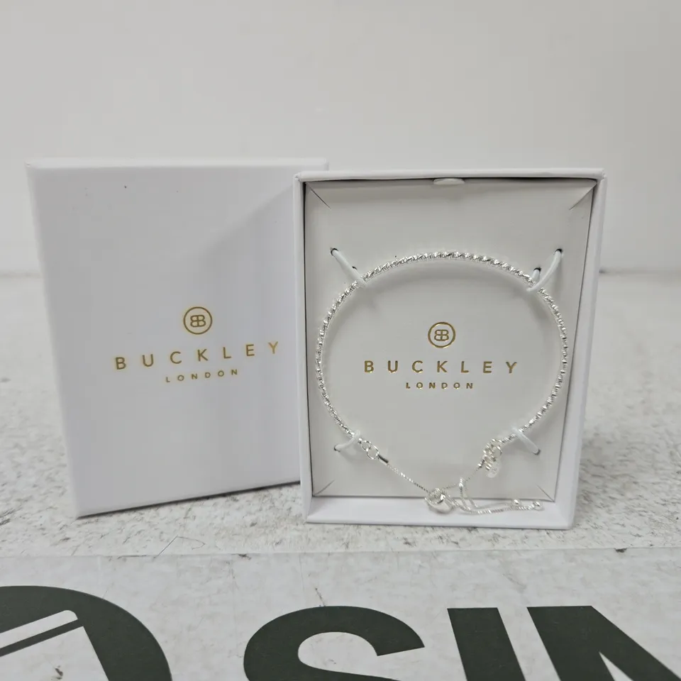 BUCKLEY LONDON BRACELET – SILVER-TONE WITH CRYSTALS (BOXED)