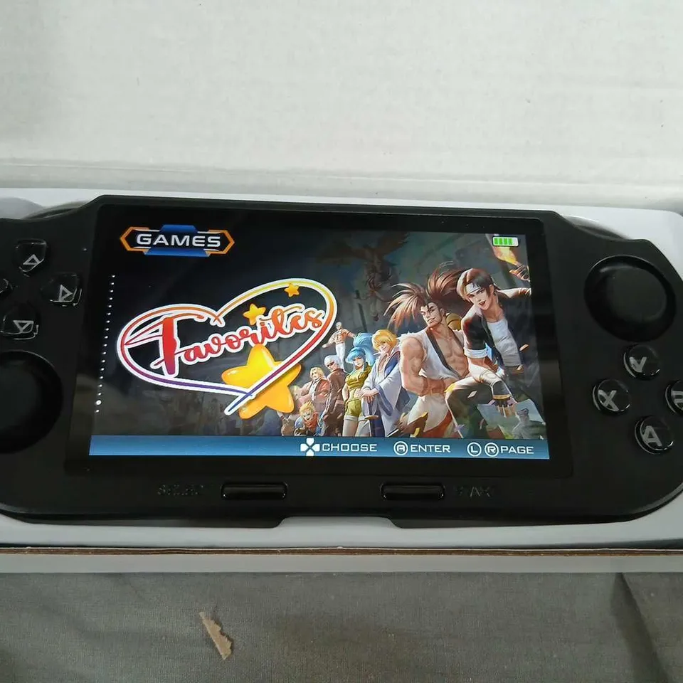 SF5000 HANDHELD GAME CONSOLE – 4.5IN IPS SCREEN – BOXED