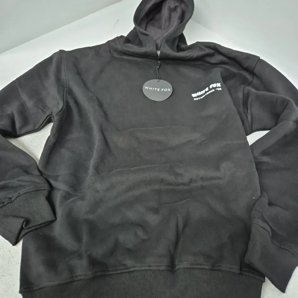 WHITE FOX BOUTIQUE THE MAIN SEASON OVERSIZED HOODIE – BLACK – SIZE M/L