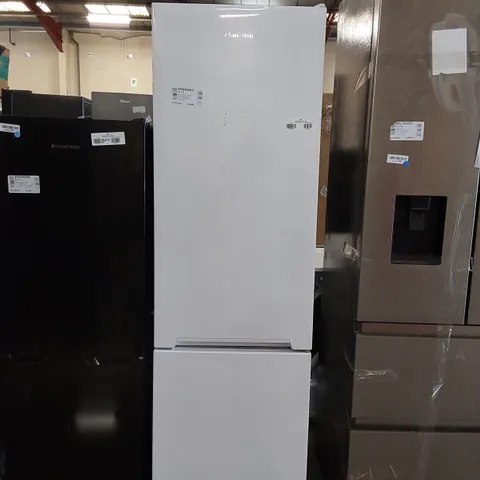 RUSSELL HOBBS RH180FFFF55 FREESTANDING FROST FREE FRIDGE FREEZER WITH ADJUSTABLE THERMOSTAT & FEET, 70/30 279L, 180CM HIGH, LED LIGHT - UNPROCESSED RAW RETURN